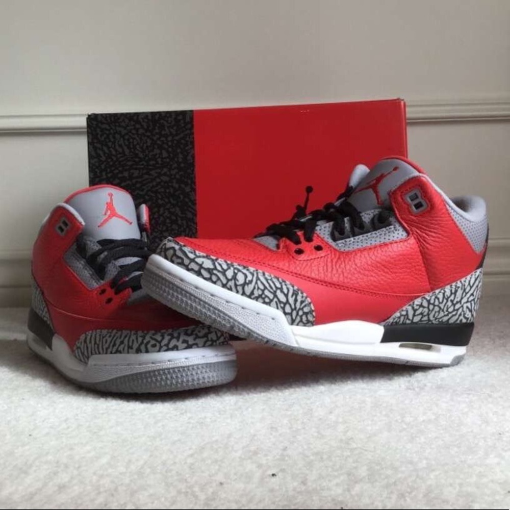 Jordan retro 3 red cement
